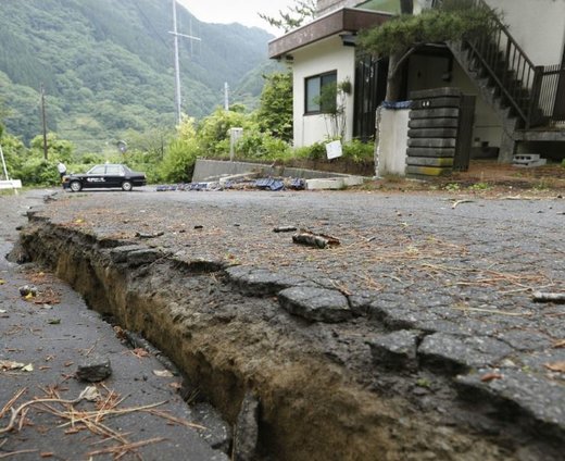 خسارات زلزله ۶.۸ ریشتری در ژاپن