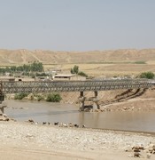 طولانی‌ترین پل فلزی در چم مهر افتتاح شد