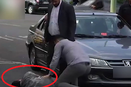 زیرگرفتن پسر دستفروش توسط نماینده مجلس قلابی در تهران | فیلم