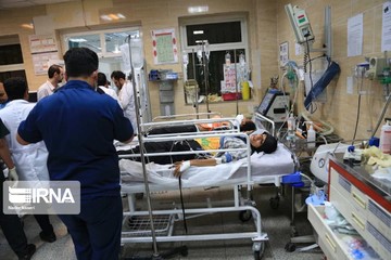 انتقال مصدومان اتوبوس زائران کربلا در هرمزگان