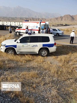 انتقال مصدومان اتوبوس زائران کربلا در هرمزگان
