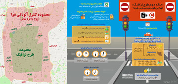 اینفوگرافیک | حلقه دوم طرح ترافیک تهران چگونه محاسبه می‌شود؟