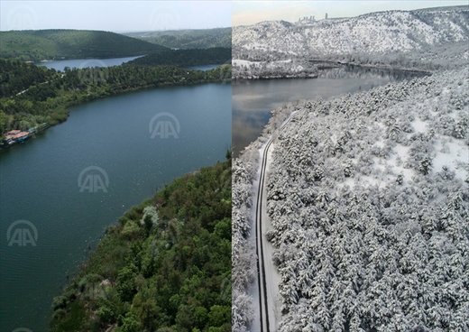 ترکیبی از زمستان و تابستان در ترکیه