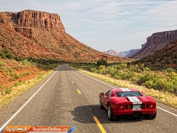رانندگی با ماشین‌های مدل بالا در کلرادو آمریکا / اقامتگاه گیت وی کنیون