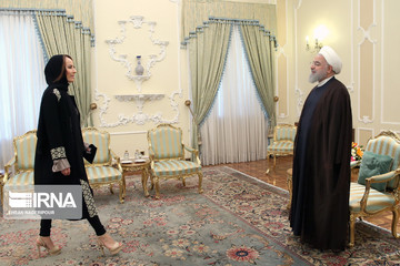 دیدار رئیس اتحادیه بین‌المجالس جهانی با رئیس‌جمهور
