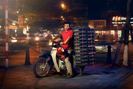 تصاویر | چیدمان‌های جالب پیک موتوری در ویتنام