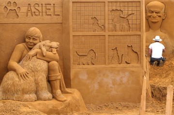 جشنواره مجسمه‌های شنی در بلژیک