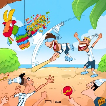 جشن تولد مسی در زمین بازی! 