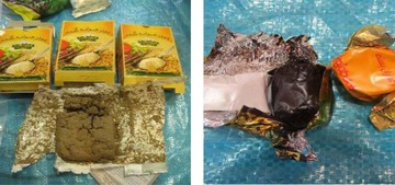 عکس | کشف شیوه‌های جدید قاچاق مواد در فرودگاه امام(ره)!