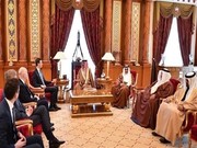 کوشنر پیام ترامپ را به پادشاه بحرین منتقل کرد