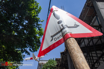 غرش پرندگان آهنین در سی متری جی