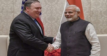 پمپئو با نخست‌وزیر هند دیدار کرد