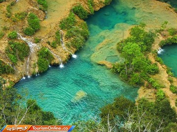 پدیده طبیعی سموک چامپی در گواتمالا