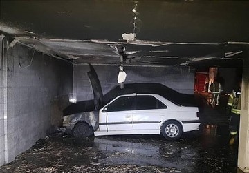 پژو پرشیا آتش گرفت و ۱۵ نفر را گرفتار کرد/ تصاویر