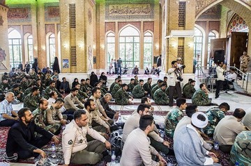 مراسم گلریزان و عطرافشانی مزار شهدای هفتم تیر