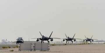بیانیه ارتش آمریکا درباره استقرار جنگنده‌های اف-۲۲ در قطر