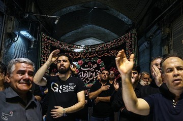 عزاداری شهادت امام صادق(ع) در بازار تهران