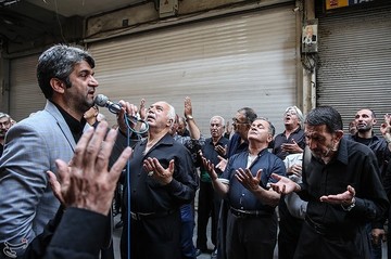 عزاداری شهادت امام صادق(ع) در بازار تهران
