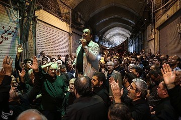 عزاداری شهادت امام صادق(ع) در بازار تهران