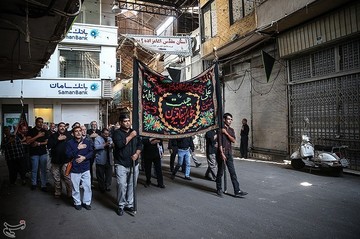 عزاداری شهادت امام صادق(ع) در بازار تهران