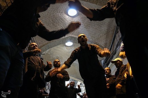 عزاداری شهادت امام صادق(ع) در بازار تهران