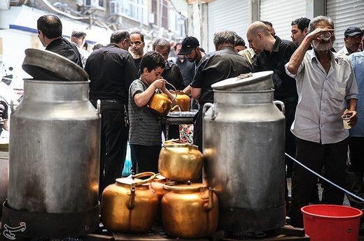 عزاداری شهادت امام صادق(ع) در بازار تهران