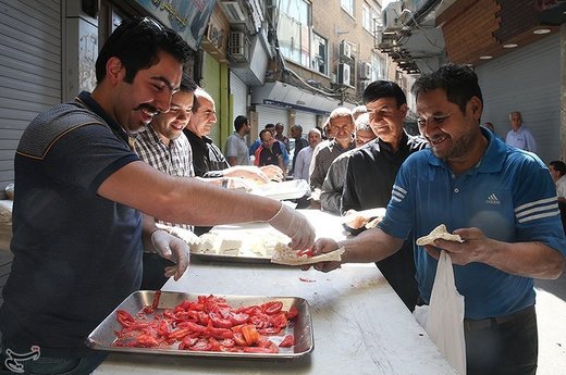عزاداری شهادت امام صادق(ع) در بازار تهران