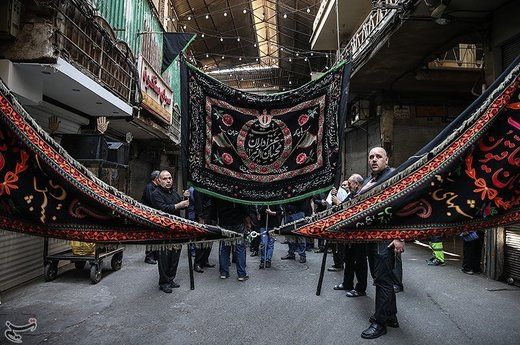 عزاداری شهادت امام صادق(ع) در بازار تهران