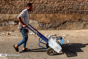 گرمای هوا در اهواز