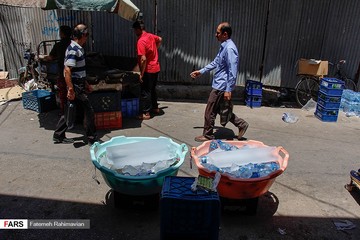گرمای هوا در اهواز