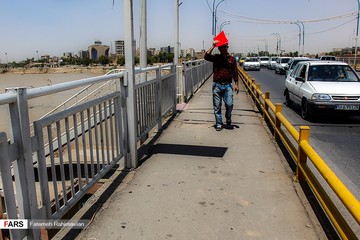 گرمای هوا در اهواز