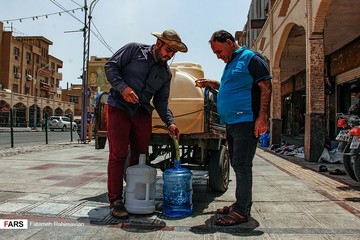 گرمای هوا در اهواز