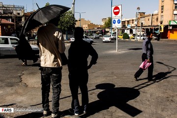 گرمای هوا در اهواز