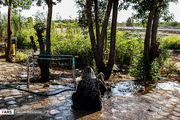 گرمای هوا در اهواز