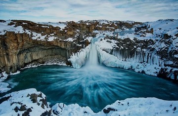 عکس | آبشار یخی ایسلند در عکس روز نشنال جئوگرافیک