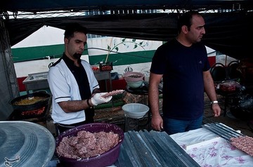جشنواره کباب گرجی محله بهشهر