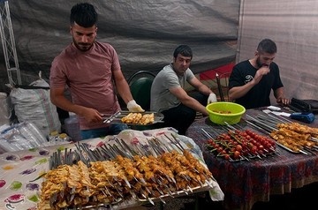جشنواره کباب گرجی محله بهشهر