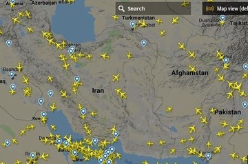 Int'l airliners back to Iran's airspace