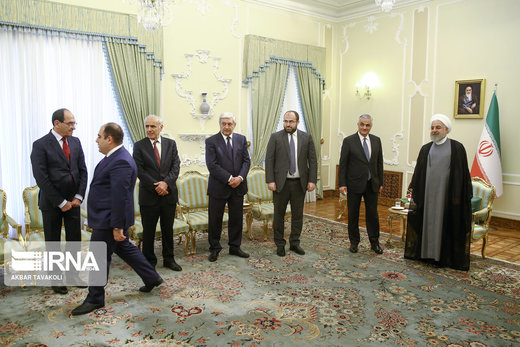 دیدار معاون نخست‌وزیر ارمنستان با رئیس‌جمهور