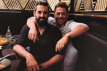 عکس | دورهمی محمدرضا گلزار با کاپیتان تیم ملی والیبال