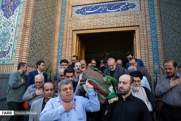 تشییع پیکر پدر سید مهدی شجاعی