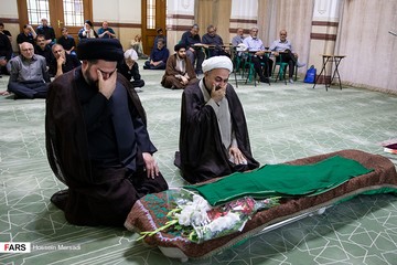 تشییع پیکر پدر سید مهدی شجاعی