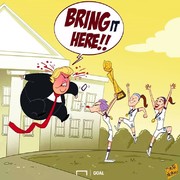 بالاخره این زن حال ترامپ را گرفت!