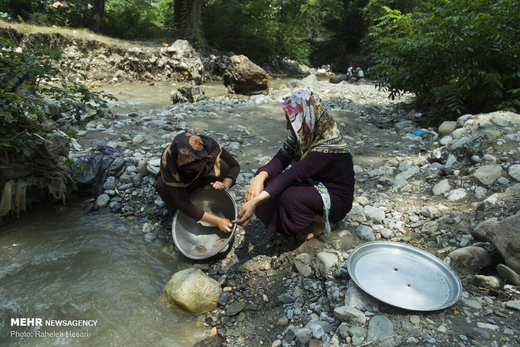 تفریح خانوادگی در خنکای تابستان گلستان