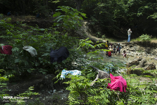 تفریح خانوادگی در خنکای تابستان گلستان