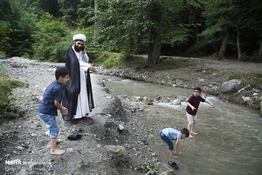 تفریح خانوادگی در خنکای تابستان گلستان