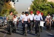 تصاویر | از شهردار تهران تا وزیر جوان در سه‌شنبه‌های بدون خودرو