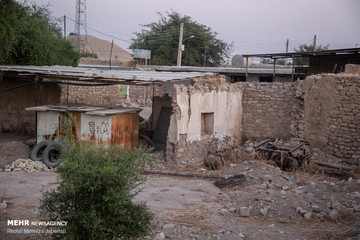 خسارات زلزله در روستای گلگیر مسجد سلیمان