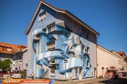 تصاویر | ساختمان‌هایی با هنر گرافیکی عجیب!
