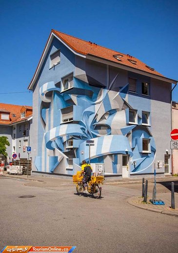 حال و هوای متفاوت ساختمان‌ها با هنر گرافیتی